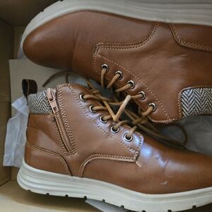 Brown Leather Men's Boots